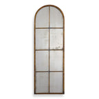 Tall Antique Mirror — Full-Length Arched Floor Mirror for Entryway & Bedroom